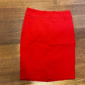 High wasted pencil skirt